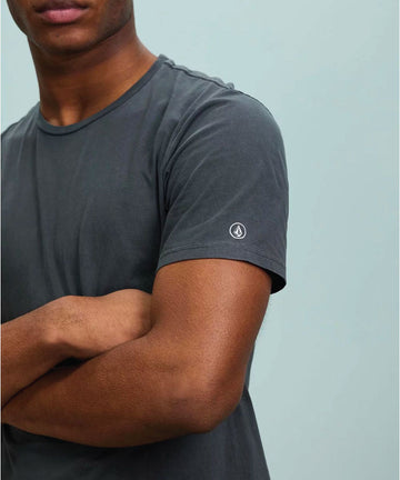 Volcom Aus Wash Short Sleeve Tee - Black
